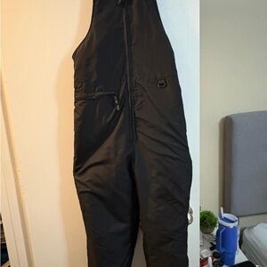(SOLD) Black Insulated Overalls OBERMEYER
